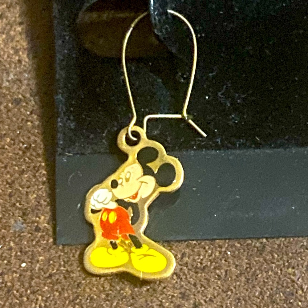 Vintage Disney Mickey Mouse Dangle Earrings - Picture 3 of 8